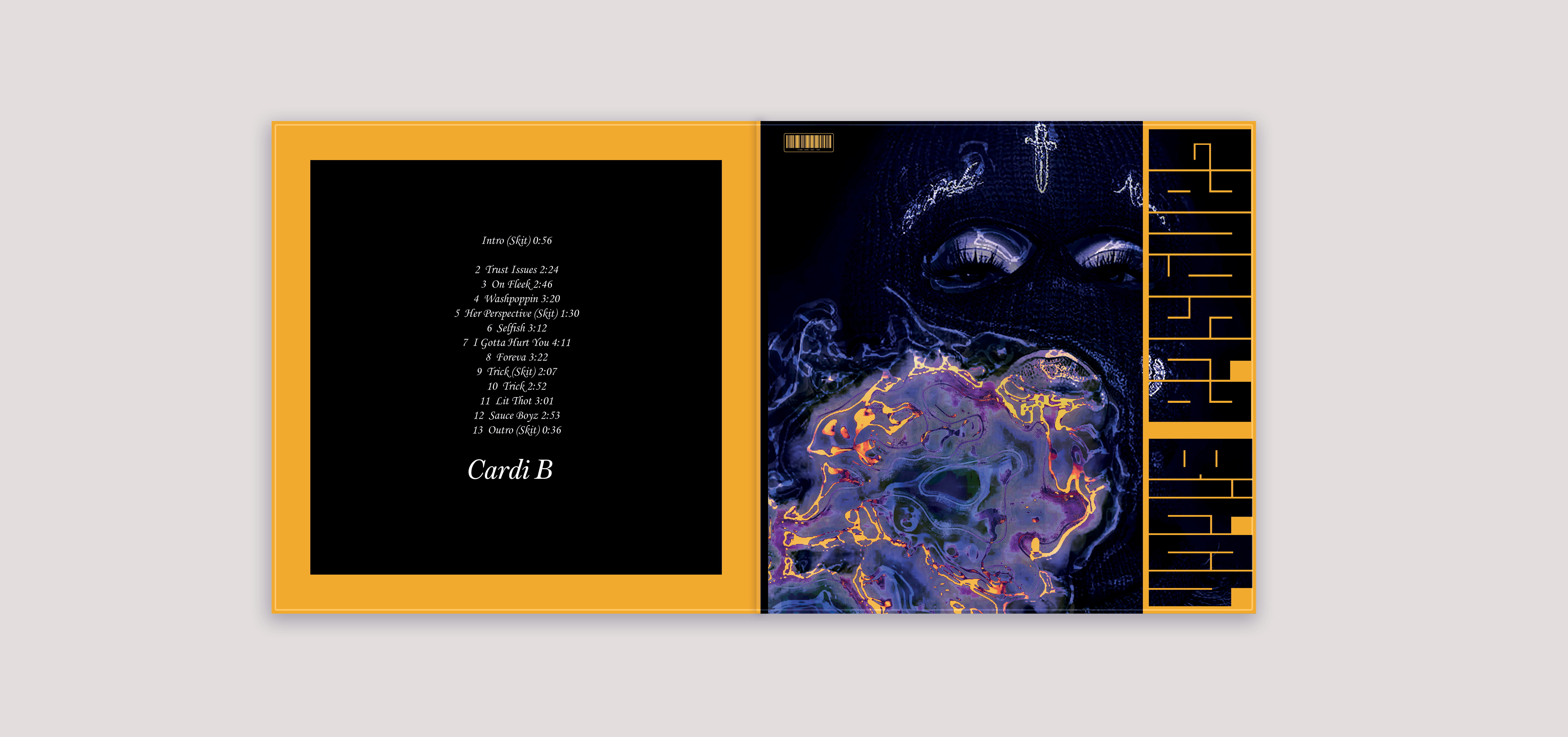 Pochette vinyle front and back