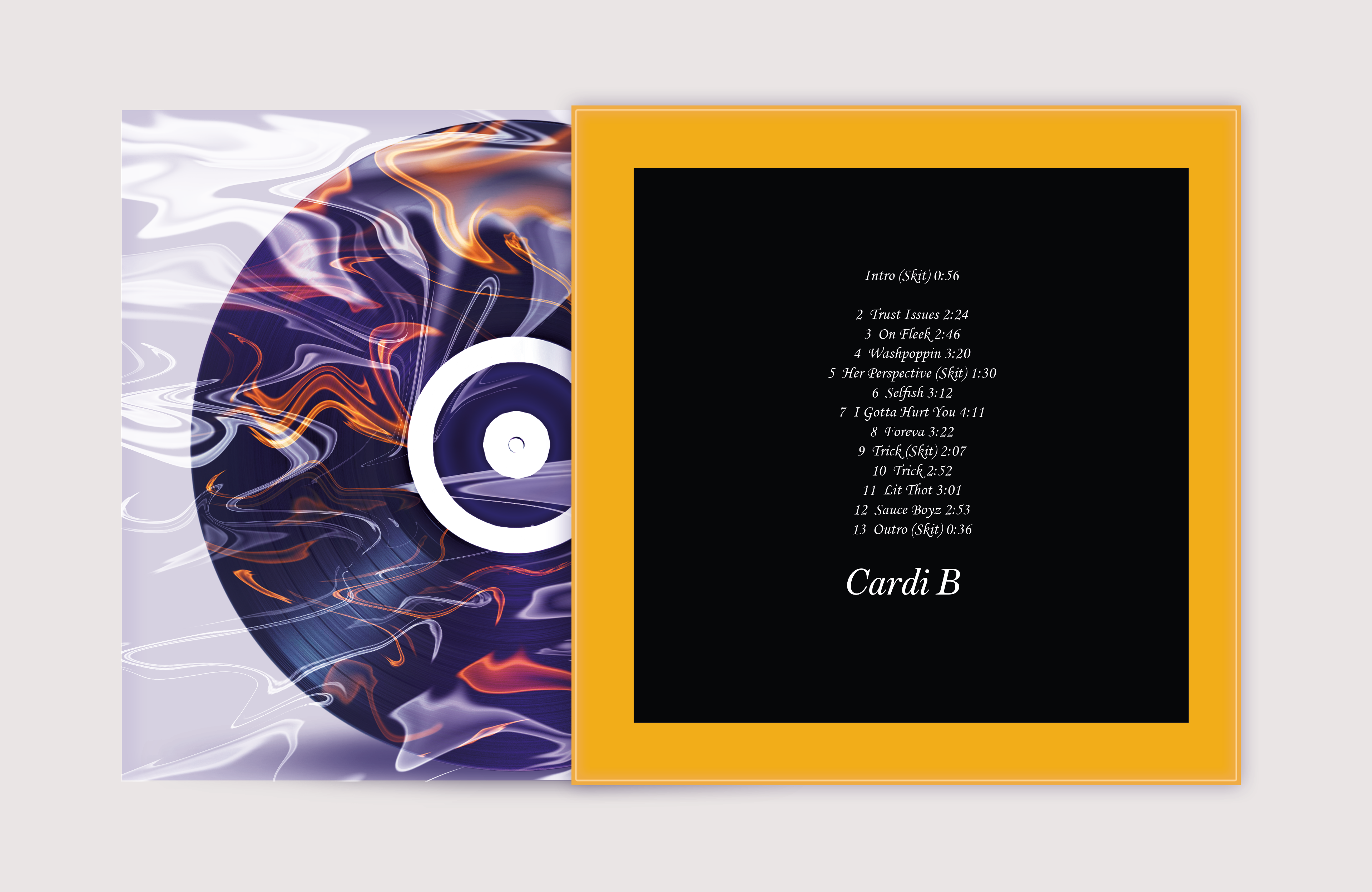 présentation 1 vinyle